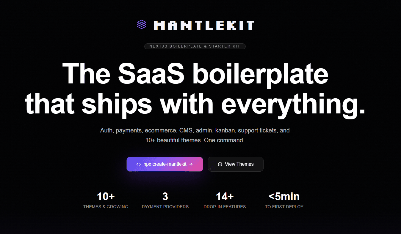 MantleKit hero