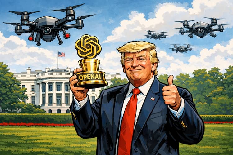 Donald Trump Accepting Trophy outside white house